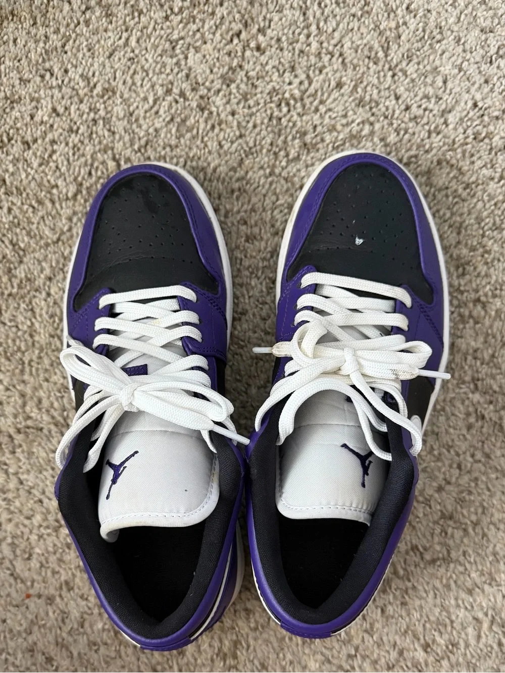 Low Top Sneakers in Purple/Black - Men/Women